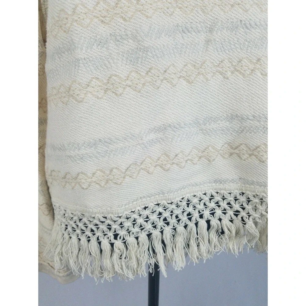Free People‎ women SP bell long sleeve fringe pullover hippie boho